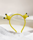 Pikachu headband, hand-crocheted
