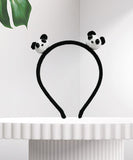 Giant panda headband,hand-crocheted
