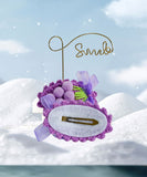 Cute fruit hair clips, hand-crocheted girl Hair Pins,three-dimensional grapes,vintage hair accessories for girls
