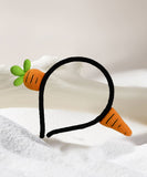 Carrot headband,hand-crocheted