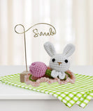 Rabbit Hair Clip,Handmade Crochet Hair Pins,Crochet Three-dimensional Carrot-Rabbit Hairpin,Cute Birthday Gift for Girls