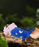 Alligator Doll,Handmade Crochet Alligator Toy,Amogurimi Alligator Keychain ,Adorable Finished Gift