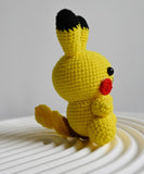 Pikachu Doll,Handmade Crochet Cute Toy,Amogurimi Pikachu Keychain,Cute Gift
