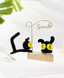 Black Cat Hair Clip,Handmade Crocheted Hair Pins,Cute Girl Animal Hair Clip Hair Accessories