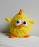 Cute Chick Dolls, Handmade Crochet Chick Toys,Amogurimi Chicks Keychains,Chubby Chicks,Cute Gifts