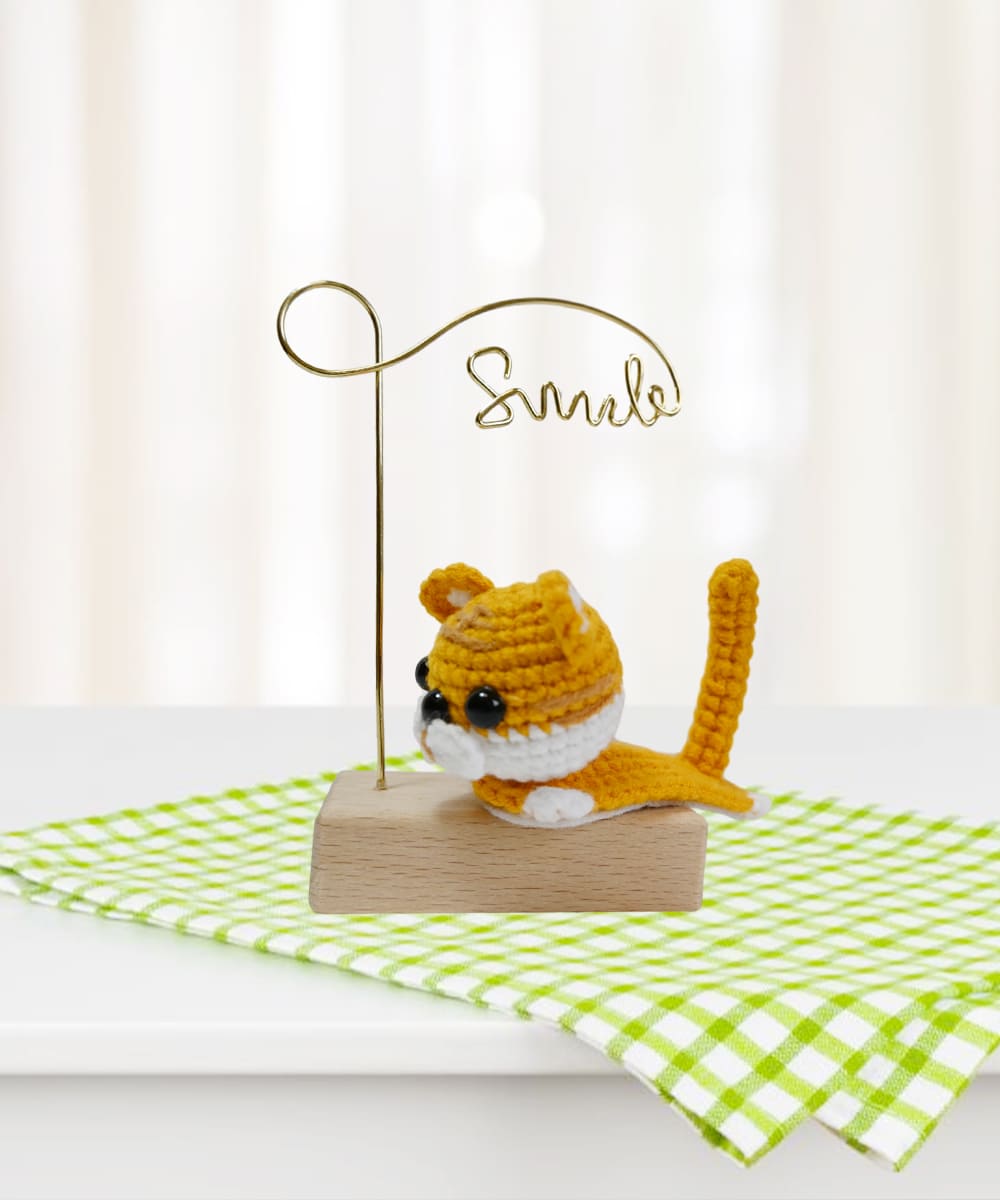 Little tiger hair clip|handmade crochet Hair Pins|cute animal hair pin hair accessories|crocheted tiger