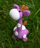Giraffe Doll,Handmade Crochet Giraffe Toy,Amogurimi Giraffe Keychain,Adorable Finished Gift