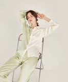 Contrasting Fashion Pajamas Set