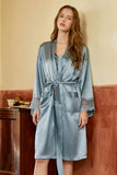 Romantic Nightgown In Silk And Lace