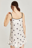 22mm Irregular Polka-dot Silk Nightdress