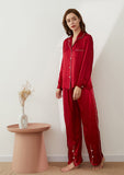 Silk Long Sleeve Trousers Variety Suit